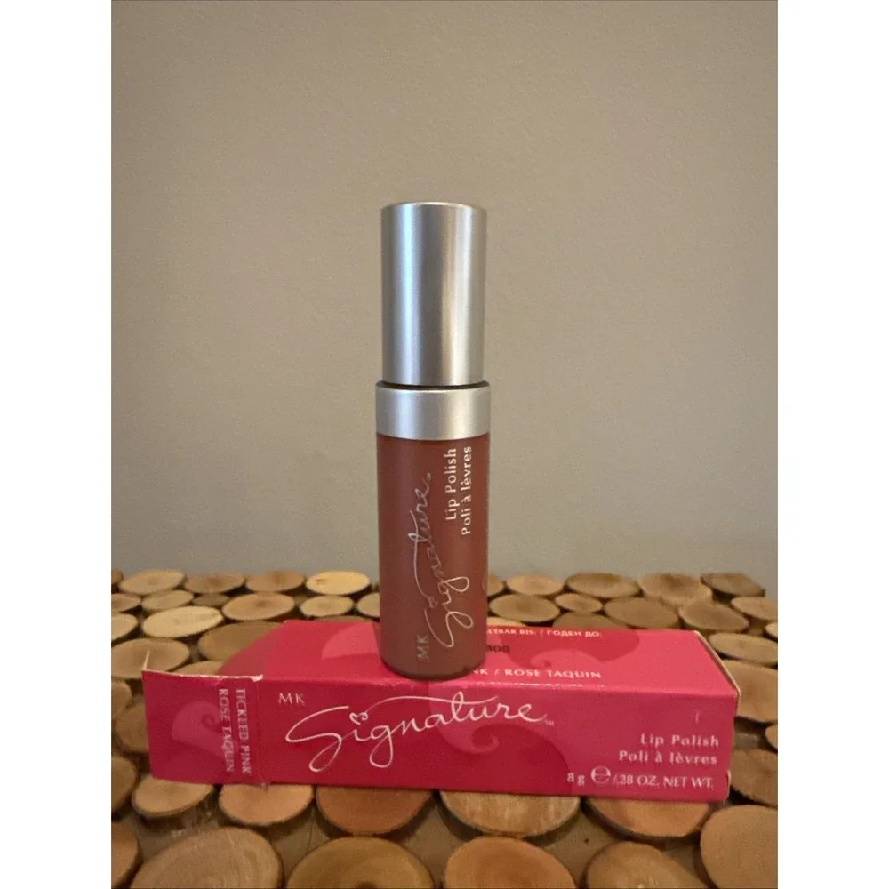 New In Box Mary Kay Signature Lip Polish Tickled Pink Full Size ~ NOS